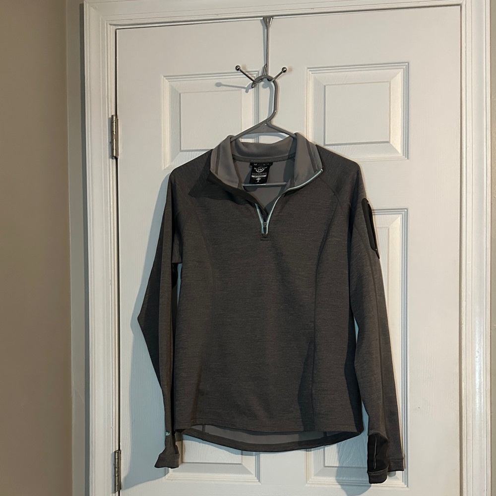 Moosejaw Men's Dark Gray Zip-Up Sweater